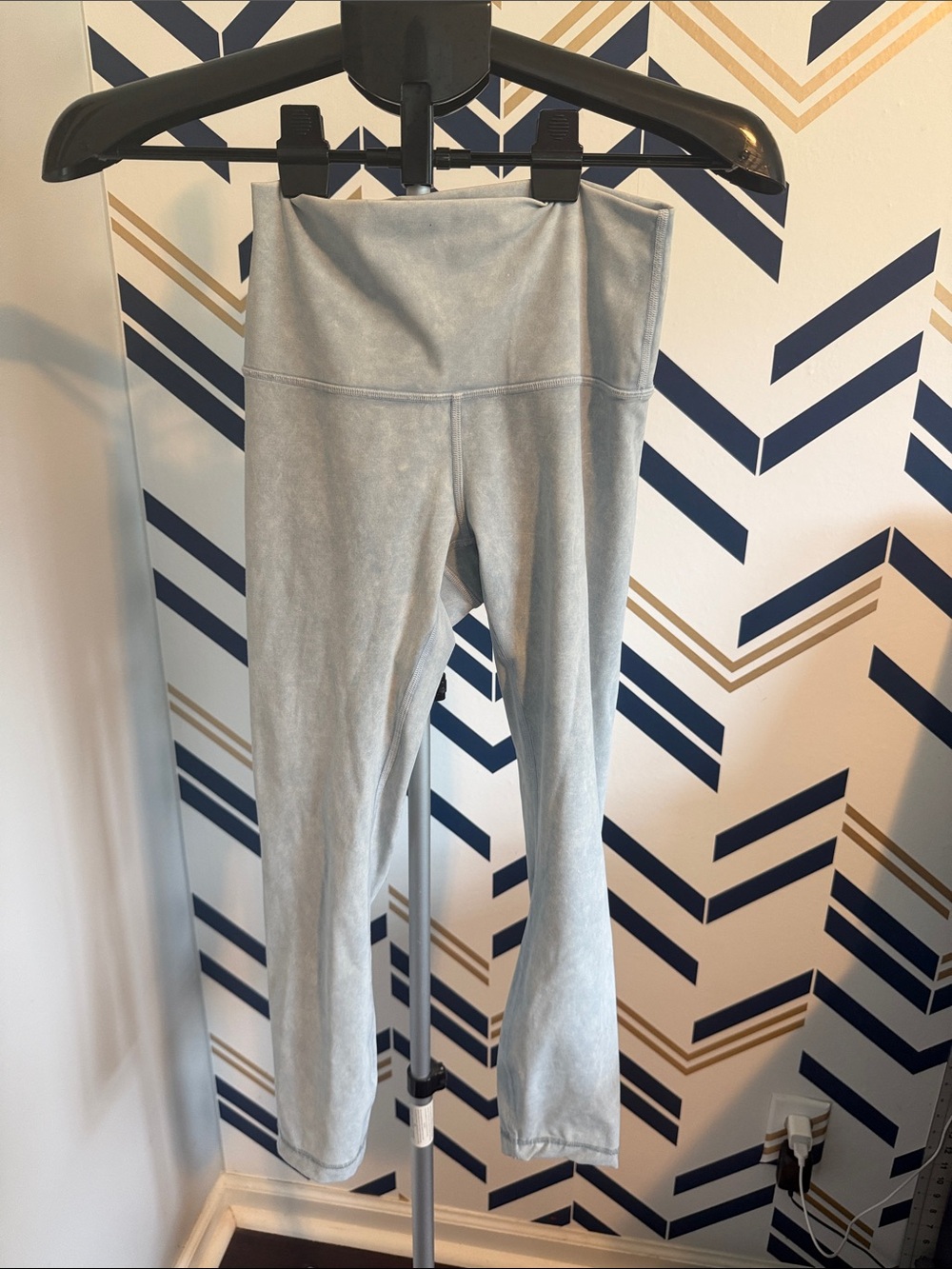 lululemon align sky blue logo active leggings